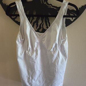 Elegant White Sleeveless Blouse